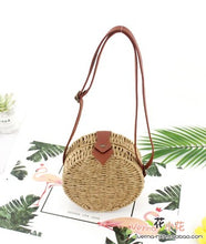 Load image into Gallery viewer, Women Summer Rattan Bag 2019 Round Straw Bags