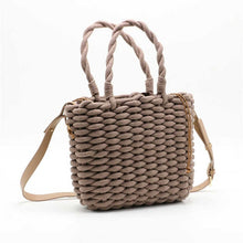Load image into Gallery viewer, 2019 thick Cotton Rope Straw Bag