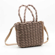 Load image into Gallery viewer, 2019 thick Cotton Rope Straw Bag