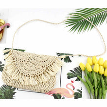 Load image into Gallery viewer, Tassel Straw bag